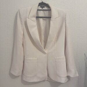 Express - One Button Blazer (Beige)
